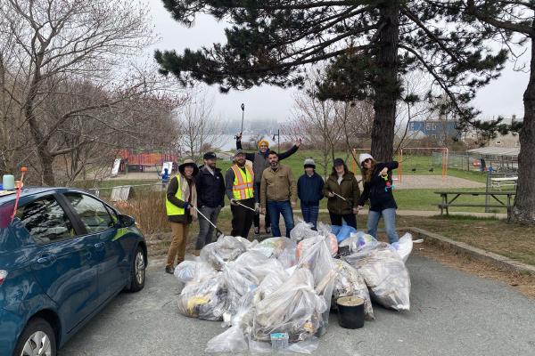 Cleanup hauls 40 bags of trash, other debris from public spaces