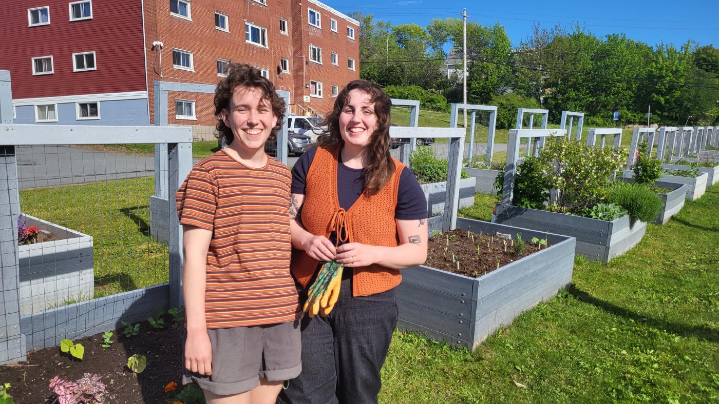 Maplehurst tenants dig into community garden beds