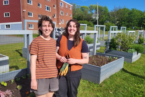 Maplehurst tenants dig into community garden beds